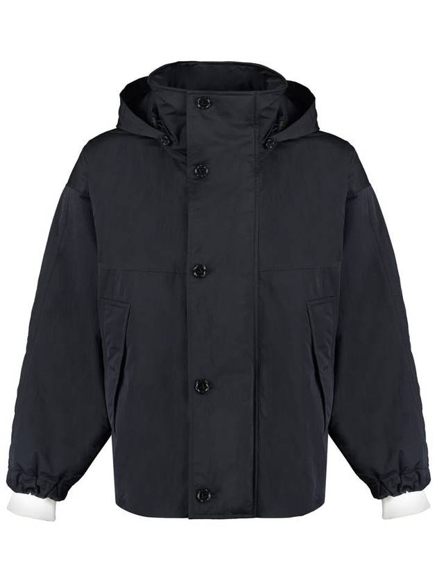 Padded Tech Nylon Zip Up Jacket Black - BOTTEGA VENETA - BALAAN 2