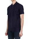 Eddie Polo Shirt Navy - BURBERRY - BALAAN 4