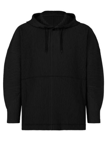 Homme Plissé Monthly Pleated Hooded Tshirt JK106 - ISSEY MIYAKE - BALAAN 1