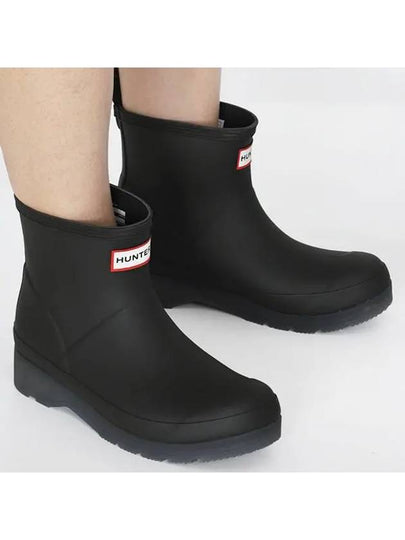 Play Short Translucent Sole Rain Boots Black - HUNTER - BALAAN 2