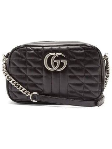 GG Marmont Matelasse Small Shoulder Bag Black - GUCCI - BALAAN 1