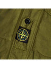 Wappen Patch Pocket Field Zip Up Jacket Khaki - STONE ISLAND - BALAAN 5