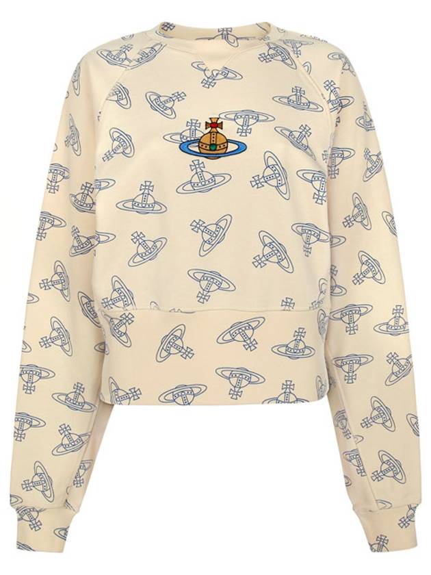 Logo Athletic Sweatshirt Cream - VIVIENNE WESTWOOD - BALAAN 2