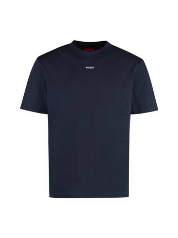 short sleeve t-shirt 50488330 405 blue - HUGO BOSS - BALAAN 1