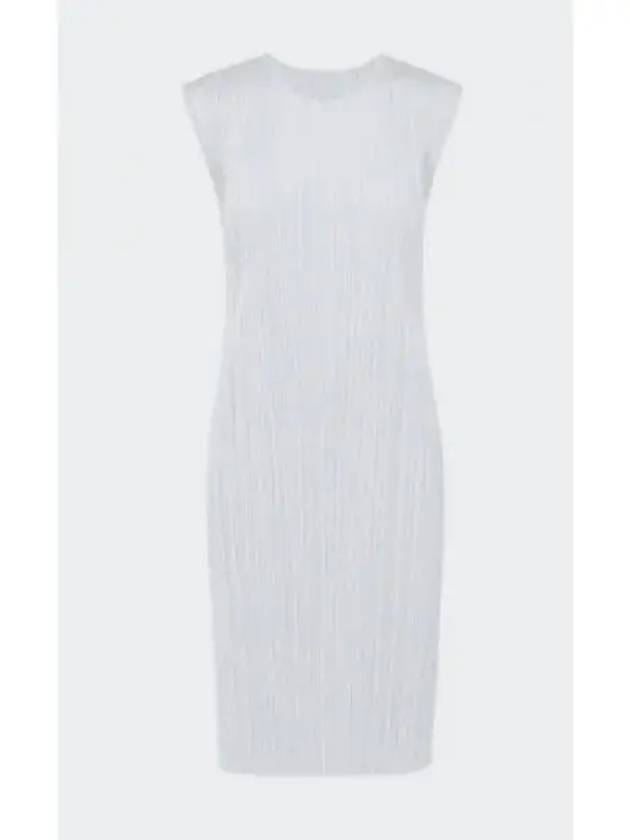 Pleated Midi Dress Grey - ISSEY MIYAKE - BALAAN 2