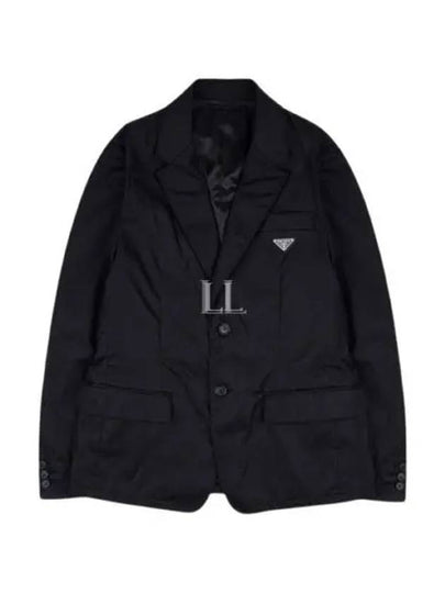 Re-Nylon Single Jacket Black - PRADA - BALAAN 2