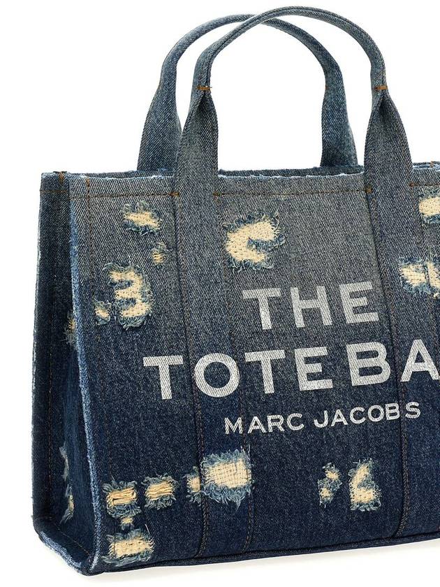 Marc Jacobs 'The Rip And Repair Denim Medium Tote' Shopping Bag - MARC JACOBS - BALAAN 3