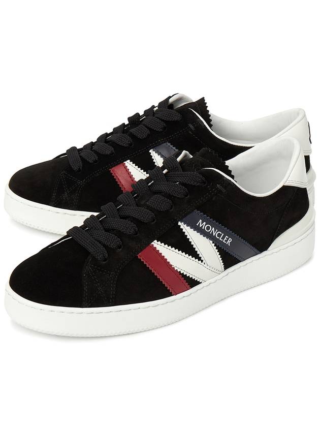 Monaco M Trainer Low Top Sneakers Black - MONCLER - BALAAN 2