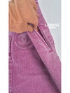 CC logo lettering denim flare A line skirt pink 34 P74035 - CHANEL - BALAAN 7