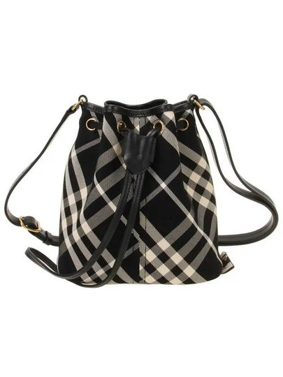 Mini check print bucket bag 8095057 - BURBERRY - BALAAN 2