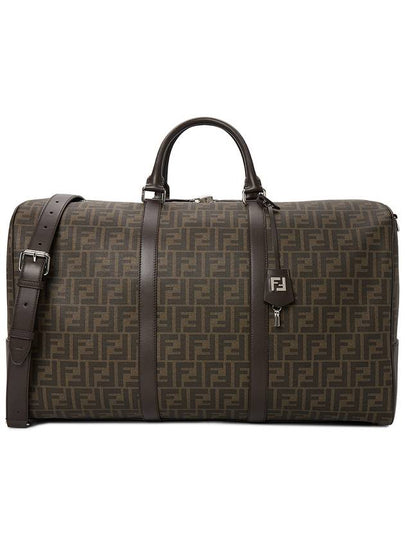 FF Fabric Large Duffel Bag Brown - FENDI - BALAAN 2