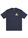 Tri flag tshirt TRI FLAG T SHIRT navy - PALACE - BALAAN 2