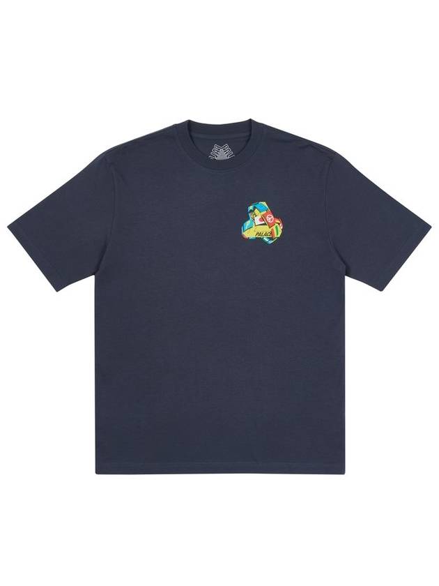 Tri flag tshirt TRI FLAG T SHIRT navy - PALACE - BALAAN 2