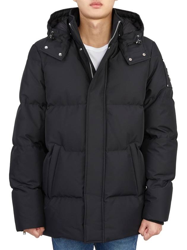 Men's Cloud Threequarter Parka Black - MOOSE KNUCKLES - BALAAN 3