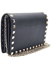 Valentino PW2P0249 Garavani Rockstud Mini Chain Shoulder Bag - VALENTINO - BALAAN 3