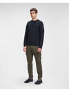 Sea Island Lens Knit Top Navy - CP COMPANY - BALAAN 5