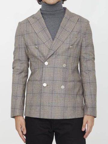 Beige Wool Jacket - TONELLO - BALAAN 1