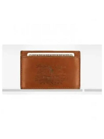 30 Points Billfold Cow Leather Card Case Beige - POLO RALPH LAUREN - BALAAN 1