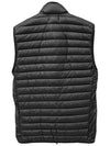 Men's Logo Patch Puffer Vest Black - STONE ISLAND - BALAAN 3