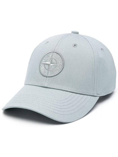 99661 Cotton Rep 6 Panel Ball Cap Blue - STONE ISLAND - BALAAN 1