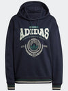 Hooded sweatshirt IA8319 Navy WOMENS UK10 JP L - ADIDAS - BALAAN 5