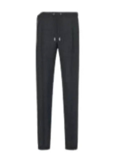 Men's Virgin Wool Banding Track Pants Grey - DIOR - BALAAN 2