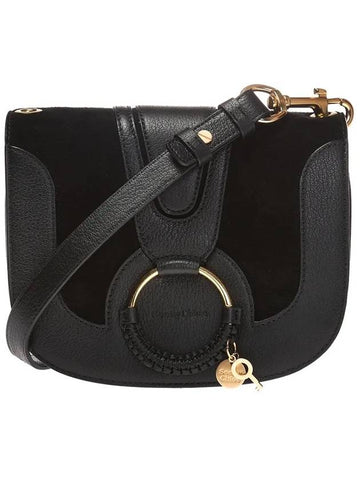 Hana Suede Cross Bag Black - CHLOE - BALAAN 1