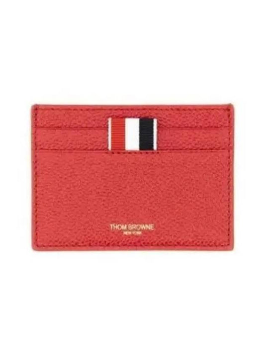 Men's RWB Tab Anchor Card Wallet Red - THOM BROWNE - BALAAN 2