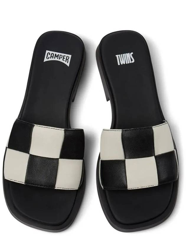 Twins Slide Slippers Black - CAMPER - BALAAN 4