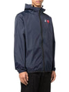 Small Heart Wappen Windbreaker Navy - COMME DES GARCONS - BALAAN 4