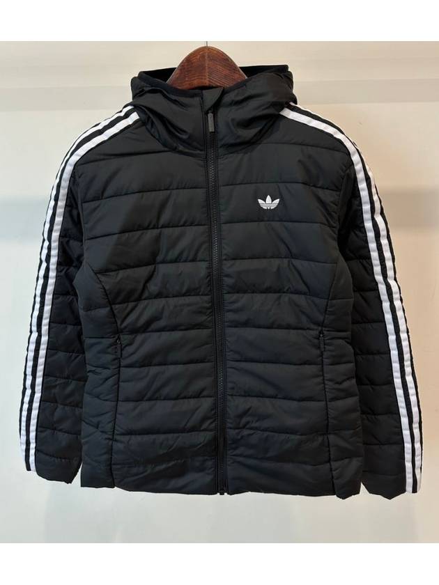 Premium Slim Hooded Padding Black - ADIDAS - BALAAN 2