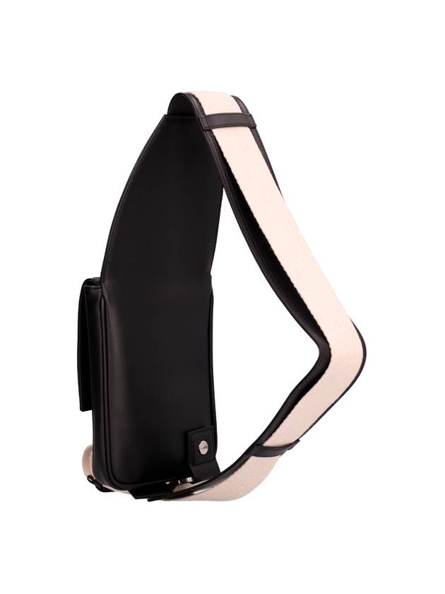 La Banana Cuerda Leather Cross Bag Black - JACQUEMUS - BALAAN 3