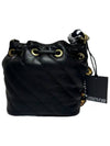 Jean Thelma Soft Bucket Bag Black - VERSACE - BALAAN 5