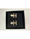 CC Logo Stars Crystal Earrings Gold - CHANEL - BALAAN 9