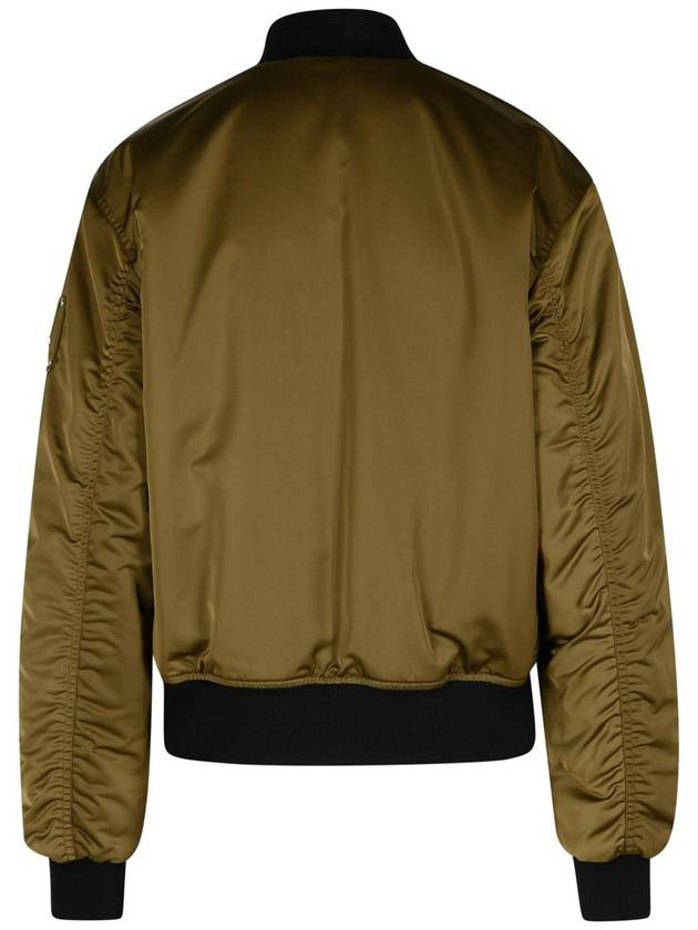 Moose Knuckles 'Jet' Green Polyester Bomber Jacket - MOOSE KNUCKLES - BALAAN 3