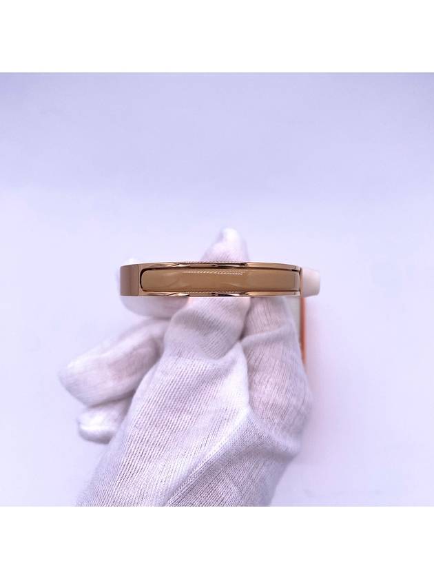 Mini Clic Kelly Bracelet Marronglace Rose Gold - HERMES - BALAAN 4