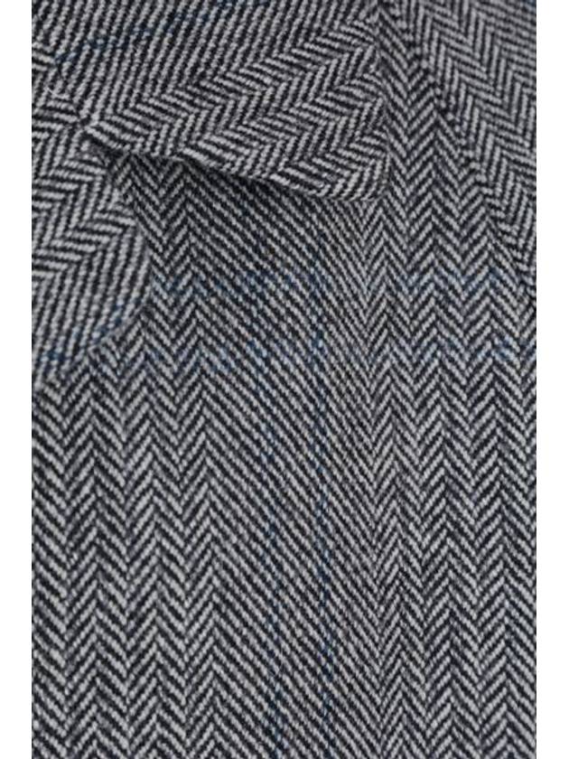 Houndstooth Check Single Coat Grey - GUCCI - BALAAN 5