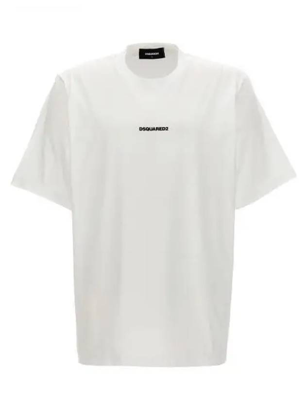 24 Logo Cotton T Shirt S71GD1424 D20020 100 - DSQUARED2 - BALAAN 1