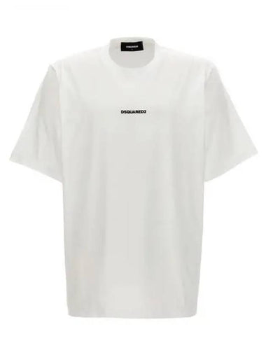 24 Logo Cotton T Shirt S71GD1424 D20020 100 - DSQUARED2 - BALAAN 1