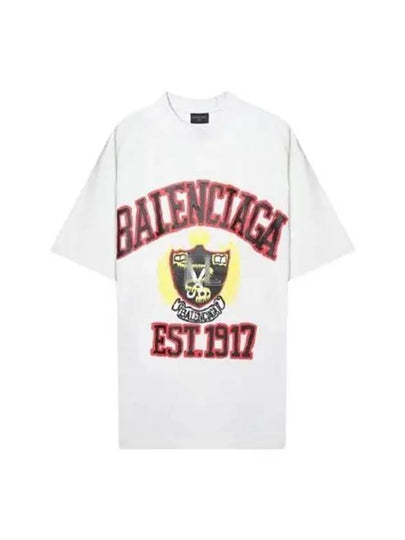 DIY College Medium Fit Short Sleeve T-Shirt White - BALENCIAGA - BALAAN 2