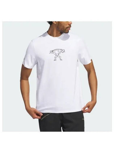 Shmoofoil Lifter Short Sleeve T-Shirt White - ADIDAS - BALAAN 1