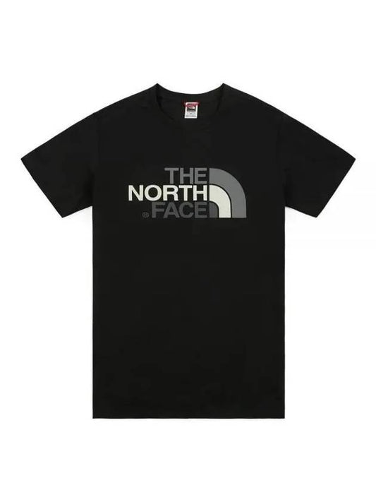 Men's Easy Cotton Short Sleeve T-Shirt Black - THE NORTH FACE - BALAAN 2