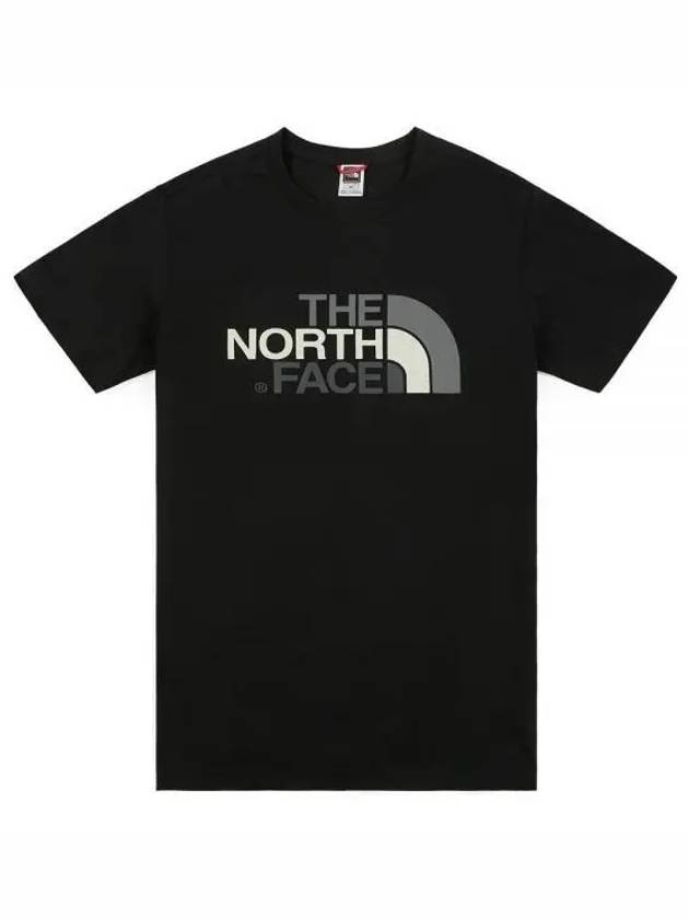 Men's Easy Cotton Short Sleeve T-Shirt Black - THE NORTH FACE - BALAAN 2