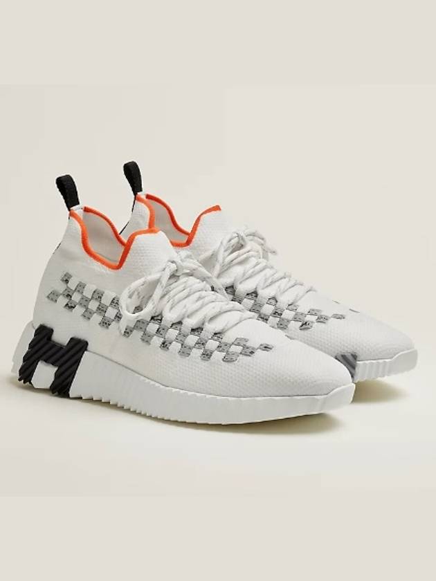 Flex Low Top Sneakers White - HERMES - BALAAN 3