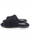 Izmir shearling sandals slippers black 43 280 - HERMES - BALAAN 4