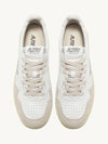 Medalist Goatskin Low Top Sneakers White - AUTRY - BALAAN 3