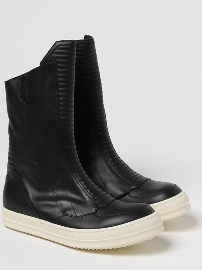 Sneakers Moto Rick Owens in pelle con zip - RICK OWENS - BALAAN 2