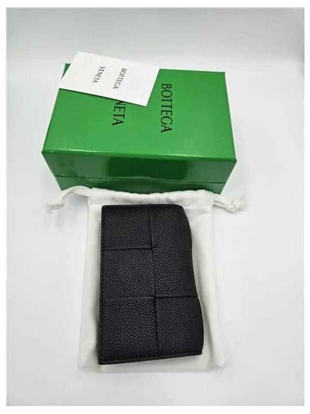 Intrecciato card wallet black - BOTTEGA VENETA - BALAAN 2