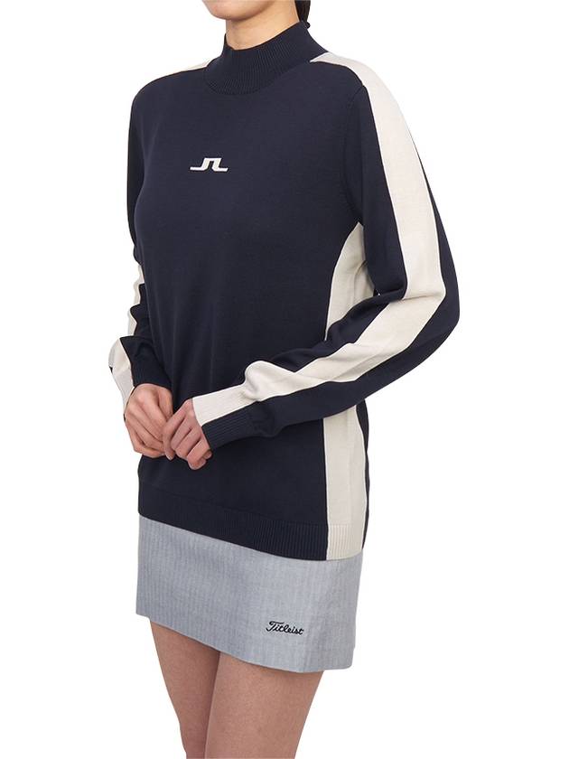 Women's Adia Knit Sweater Navy - J.LINDEBERG - BALAAN 5