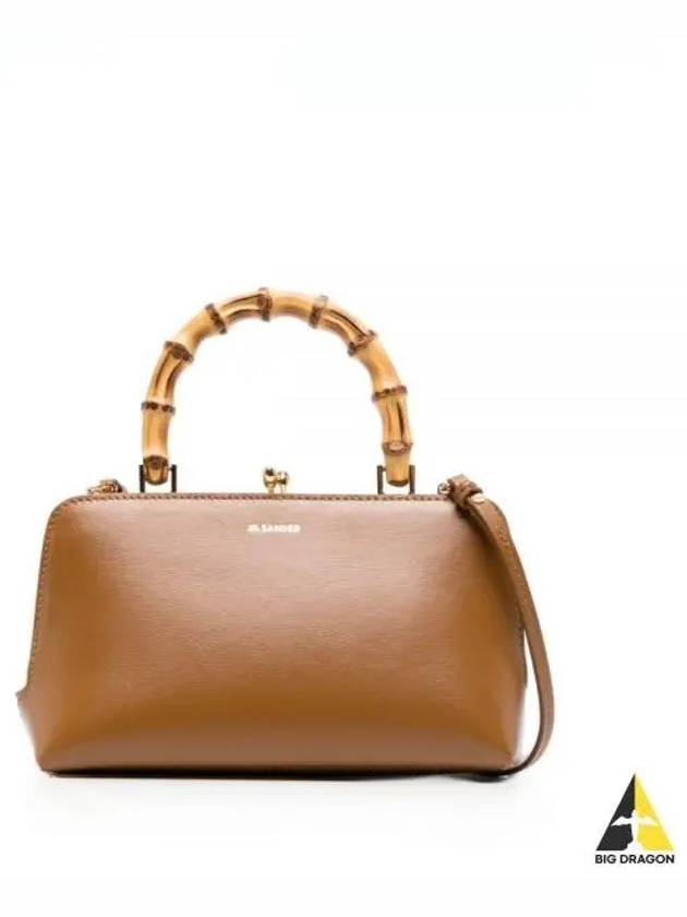 Goji Bamboo Mini Tote Bag Brown - JIL SANDER - BALAAN 2